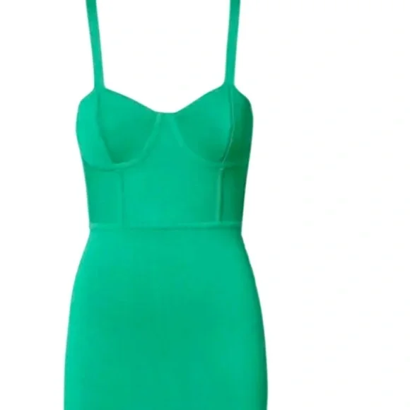 Scanlan Theodore | Dresses | Scanlan Theodore Crepe Knit Dress S Green |  Poshmark
